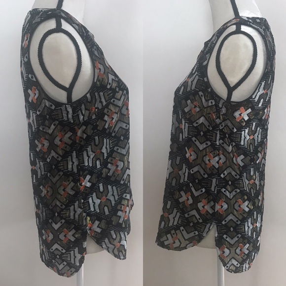 •Anthropologie• Meadow Rue Art Deco Velvet Tank - Picture 5 of 8